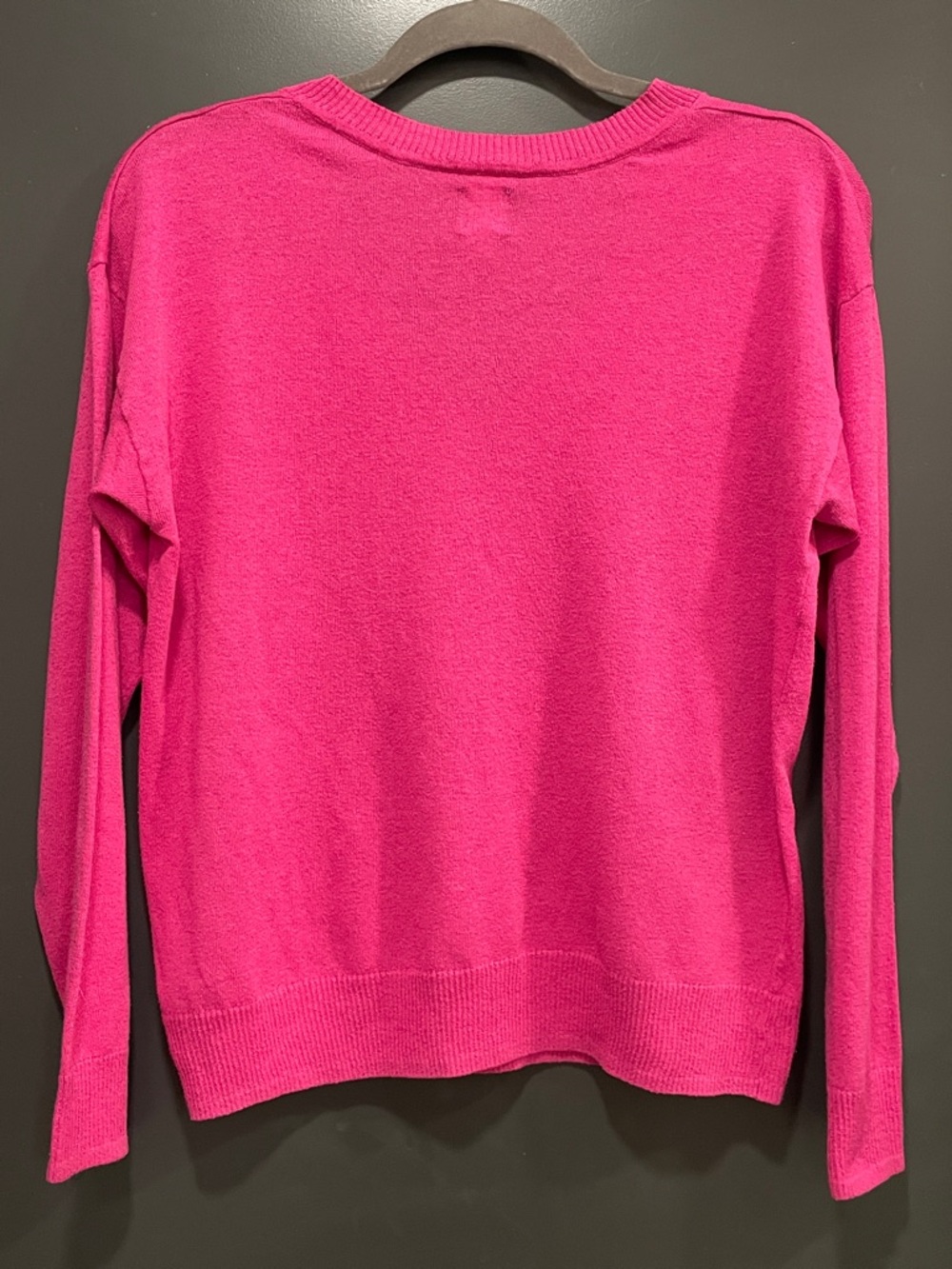 GAP Bright Hot Pink Crewneck Sweater